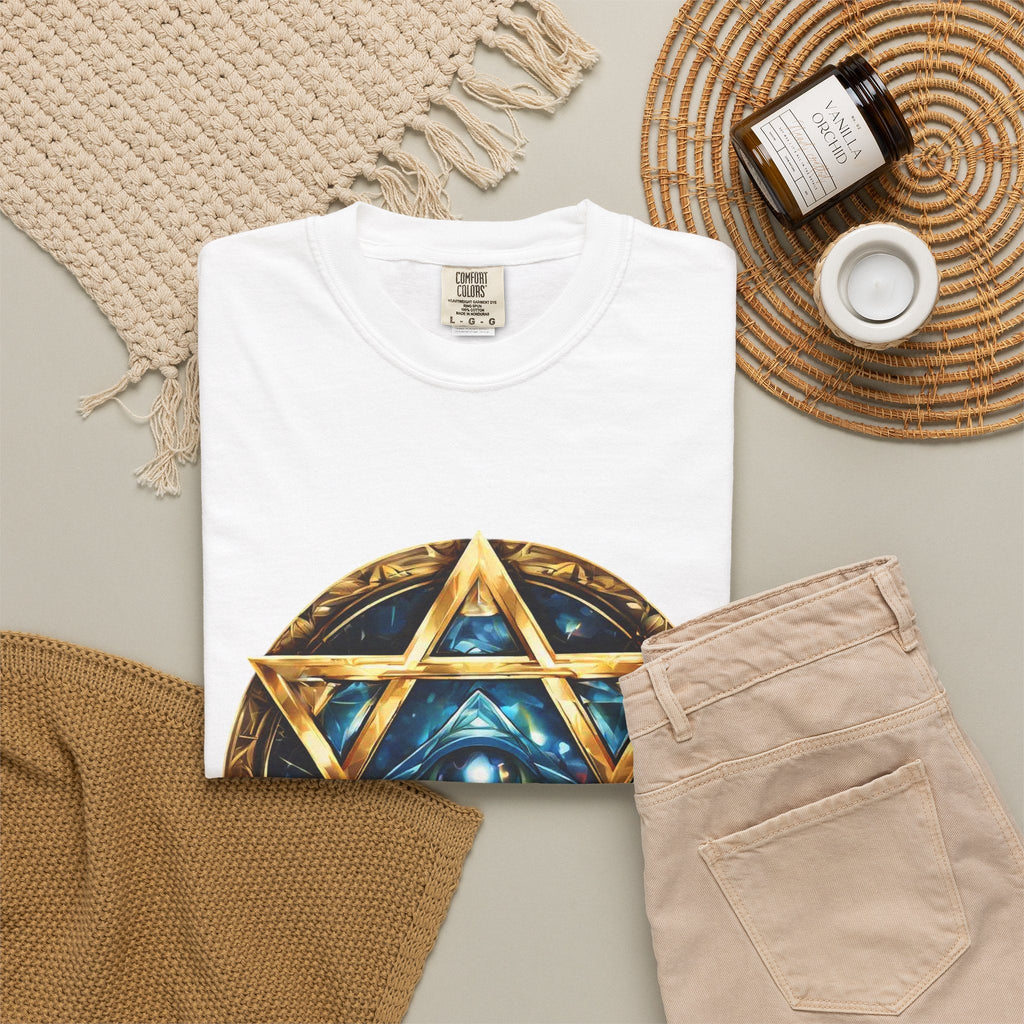 Mystic Eye Star of David T‑Shirt — Occult Geometric Spiritual Tee
