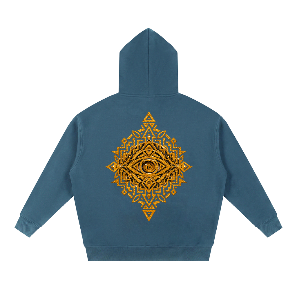 StoneYer See Essential Ballance Oversized Boxy Fit Fleece Hoodie