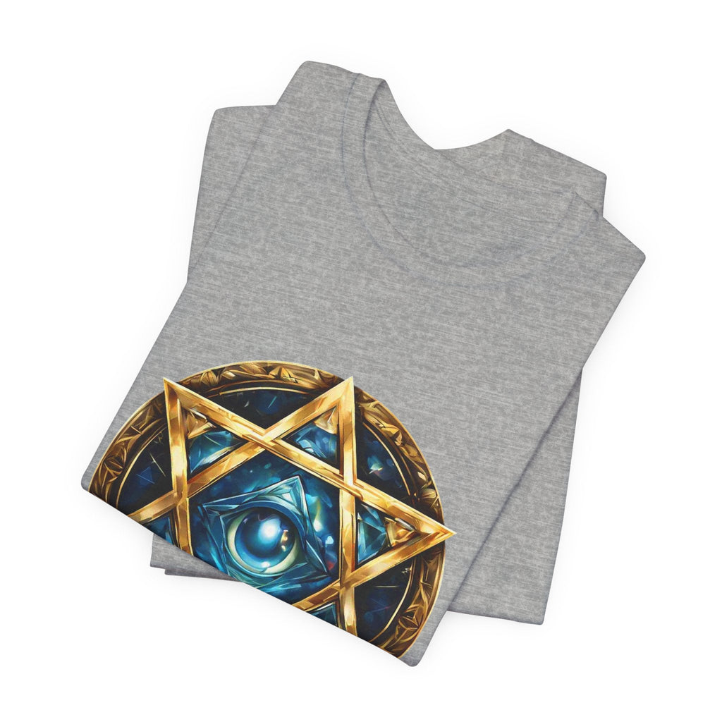 Mystic Star of David T-Shirt — Third Eye Geometric Spiritual Tee