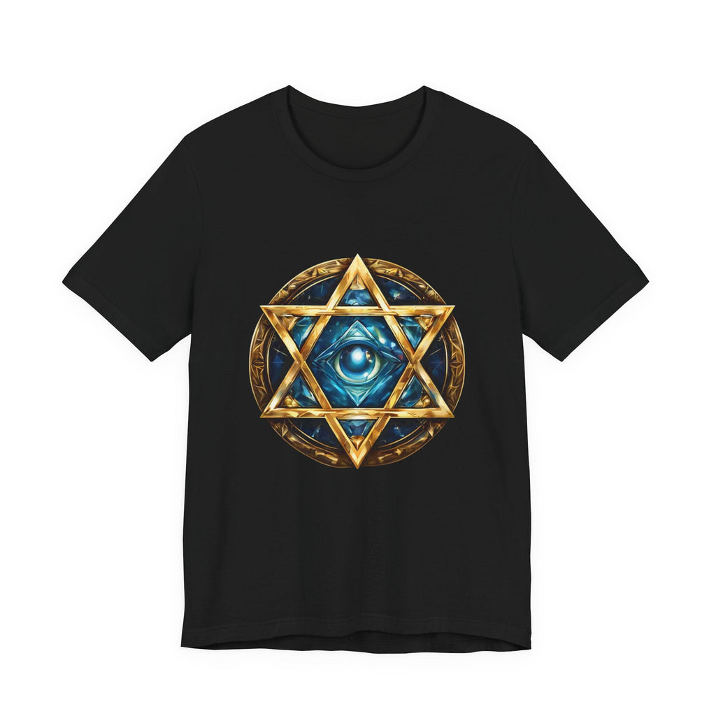 Mystic Star of David T-Shirt — Third Eye Geometric Spiritual Tee