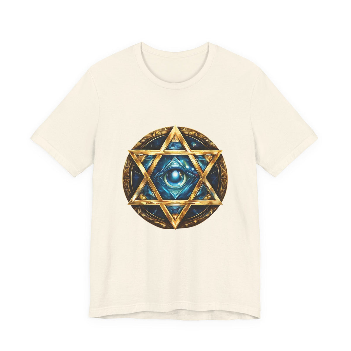 Mystic Star of David T-Shirt — Third Eye Geometric Spiritual Tee