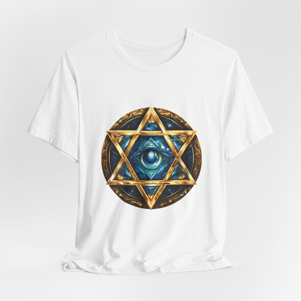 Mystic Star of David T-Shirt — Third Eye Geometric Spiritual Tee