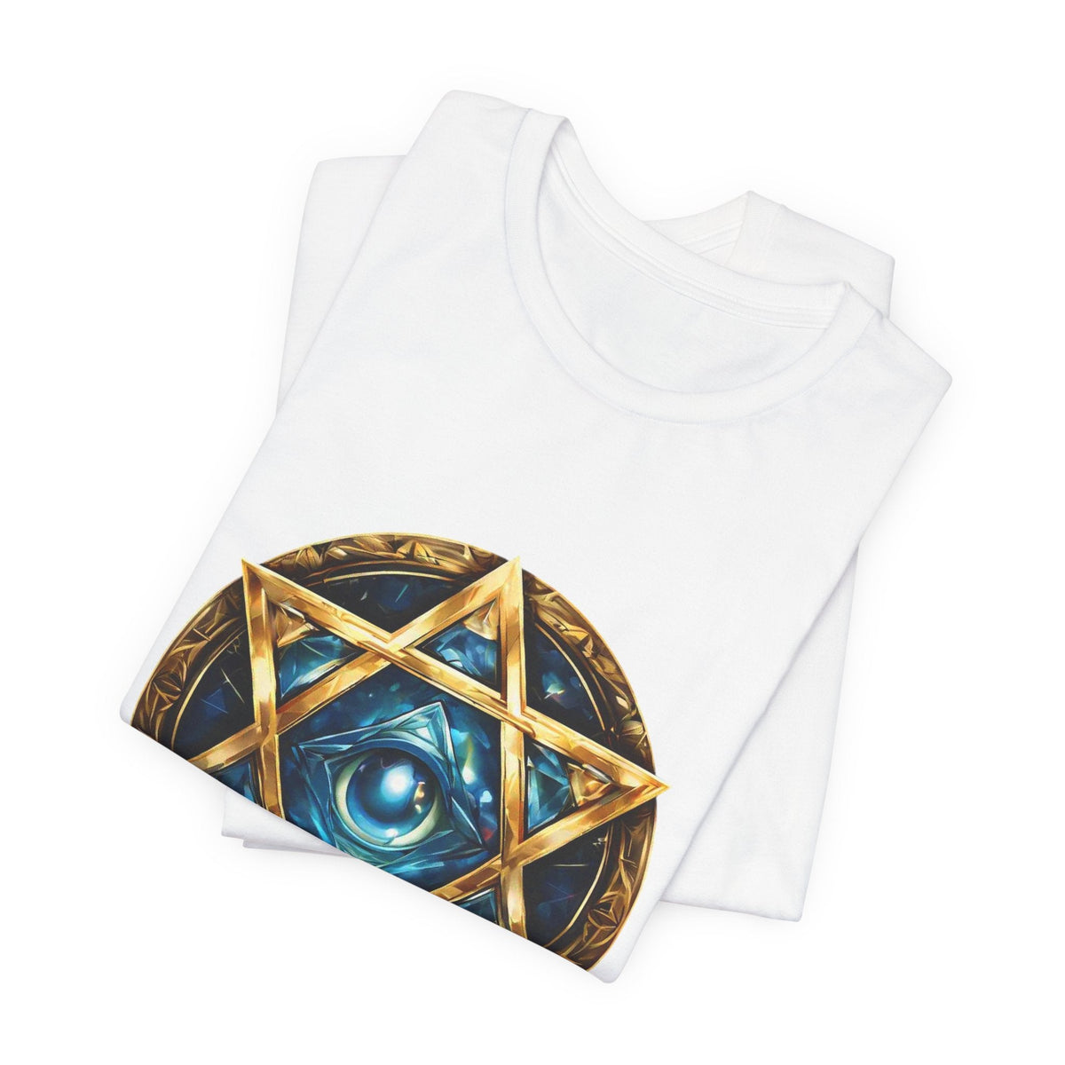 Mystic Star of David T-Shirt — Third Eye Geometric Spiritual Tee