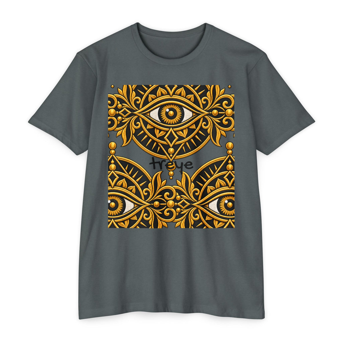 All-Seeing Eye Ornamental Design T-shirt | Mystical Symbol Shirt