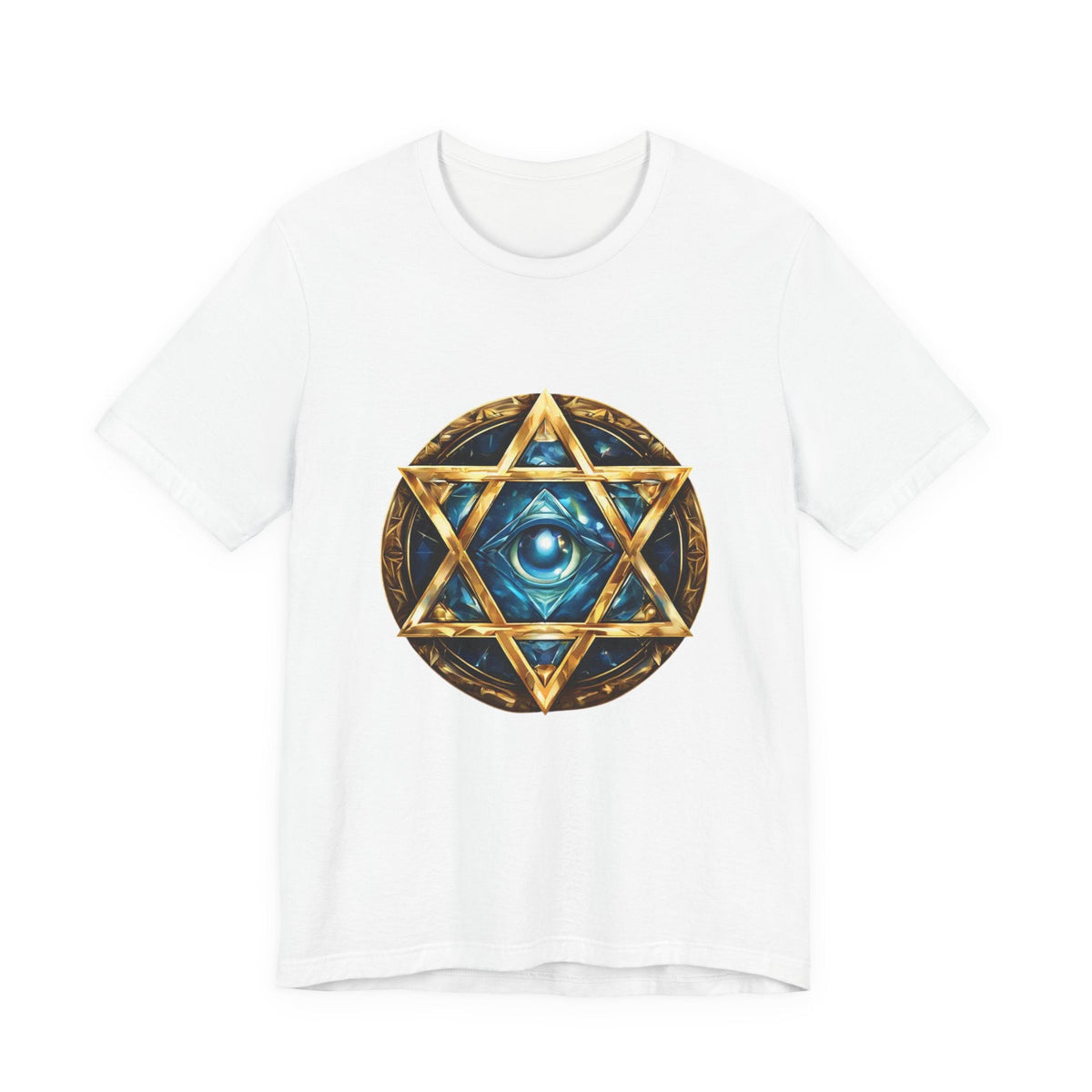 Mystic Star of David T-Shirt — Third Eye Geometric Spiritual Tee