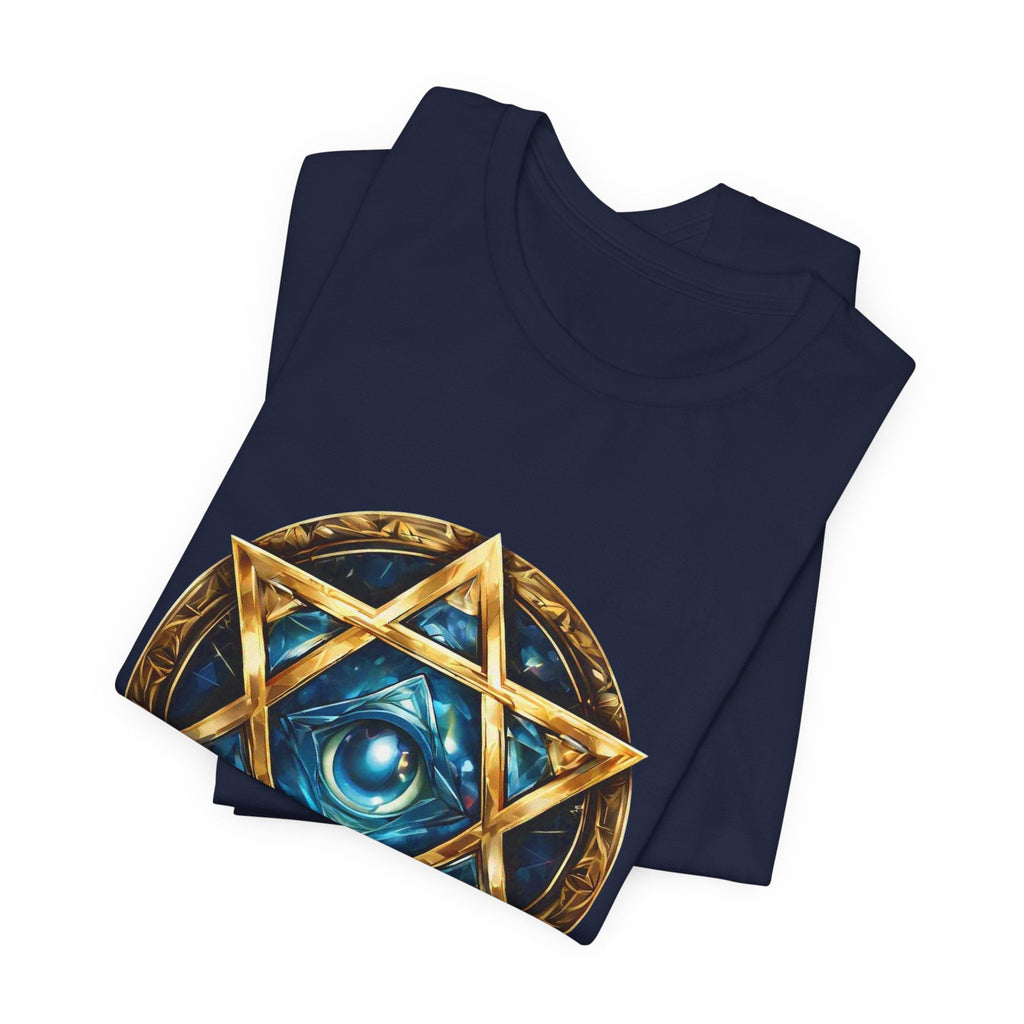 Mystic Star of David T-Shirt — Third Eye Geometric Spiritual Tee