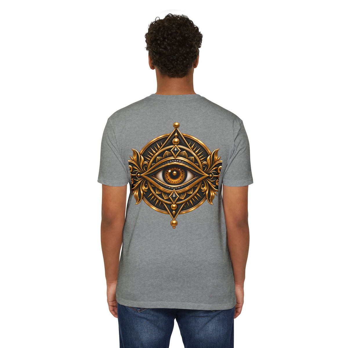 All-Seeing Eye Ornamental Design T-shirt | Mystical Symbol Shirt