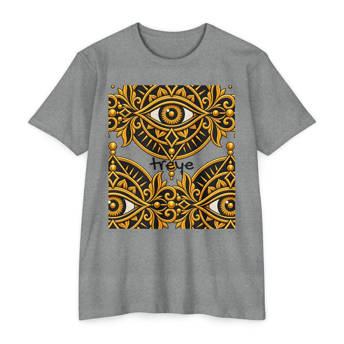 All-Seeing Eye Ornamental Design T-shirt | Mystical Symbol Shirt