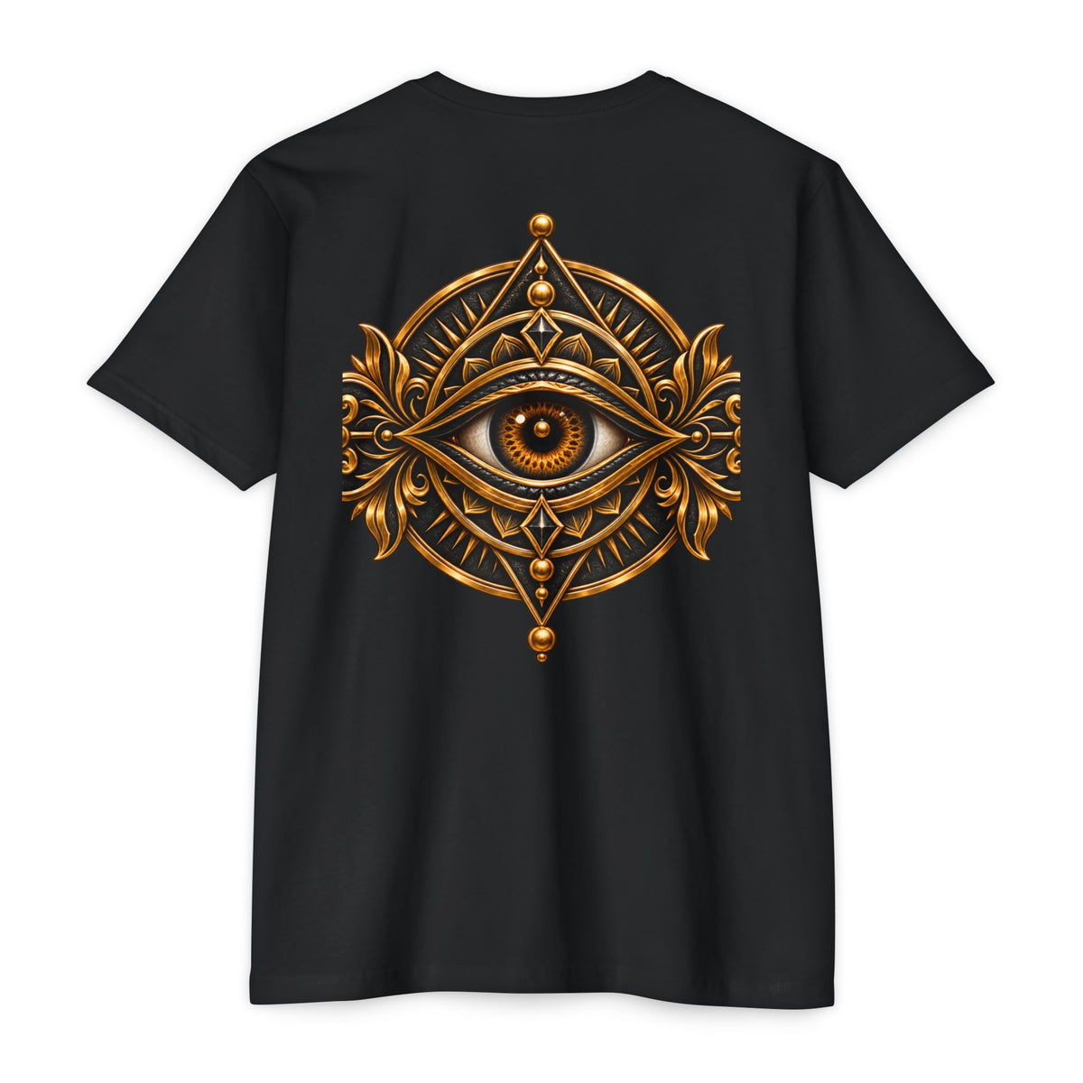 All-Seeing Eye Ornamental Design T-shirt | Mystical Symbol Shirt