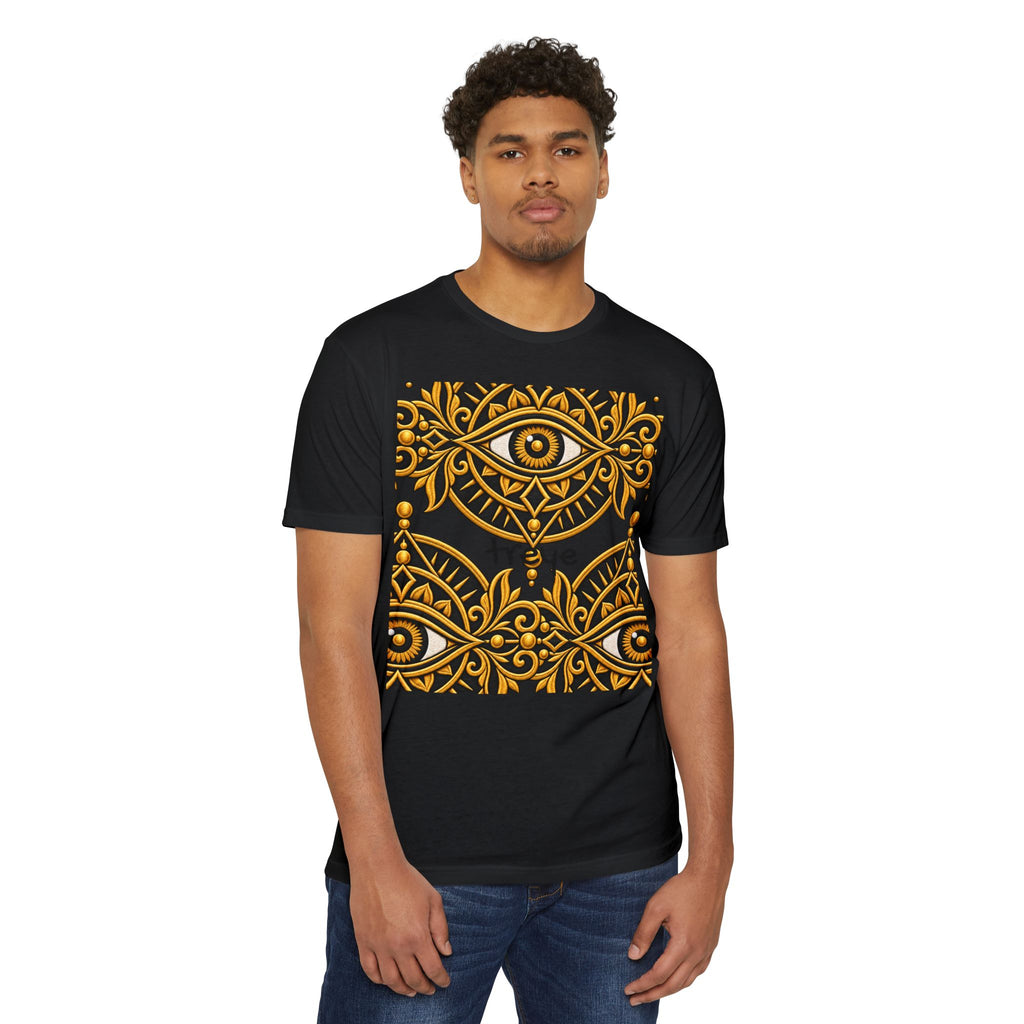 All-Seeing Eye Ornamental Design T-shirt | Mystical Symbol Shirt