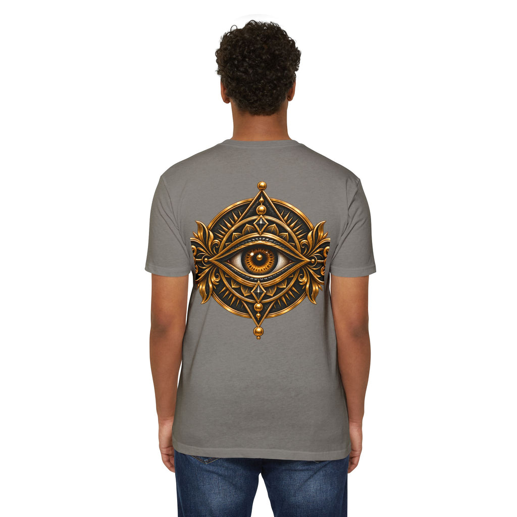 All-Seeing Eye Ornamental Design T-shirt | Mystical Symbol Shirt