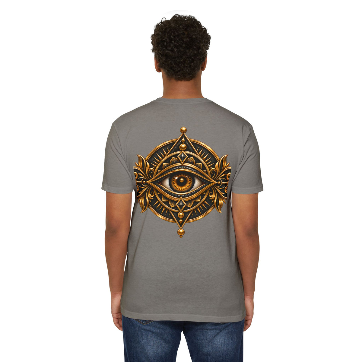 All-Seeing Eye Ornamental Design T-shirt | Mystical Symbol Shirt