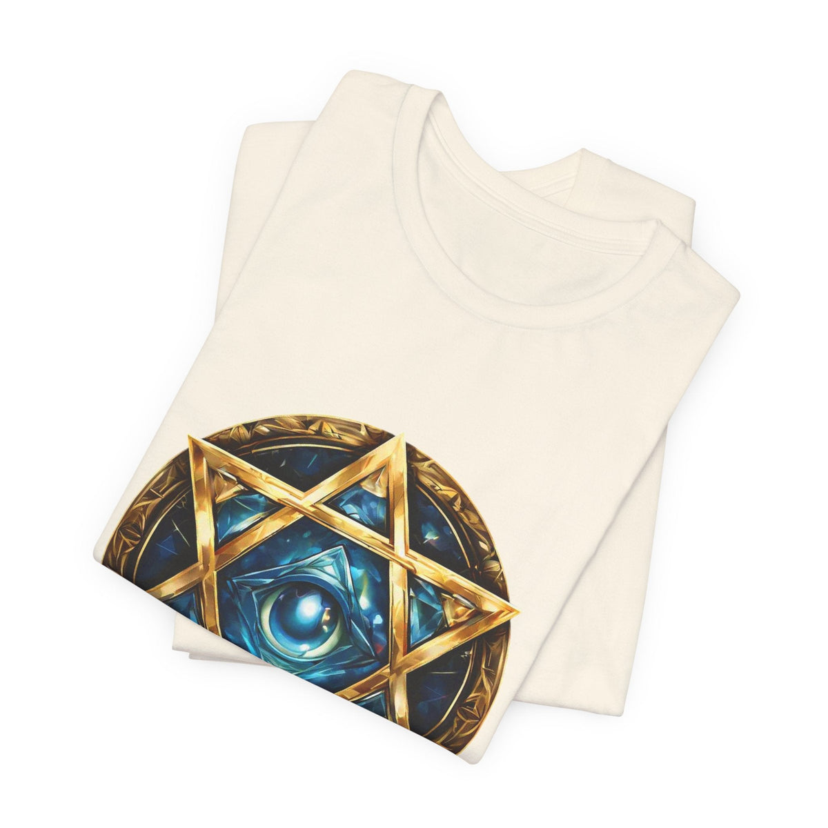 Mystic Star of David T-Shirt — Third Eye Geometric Spiritual Tee