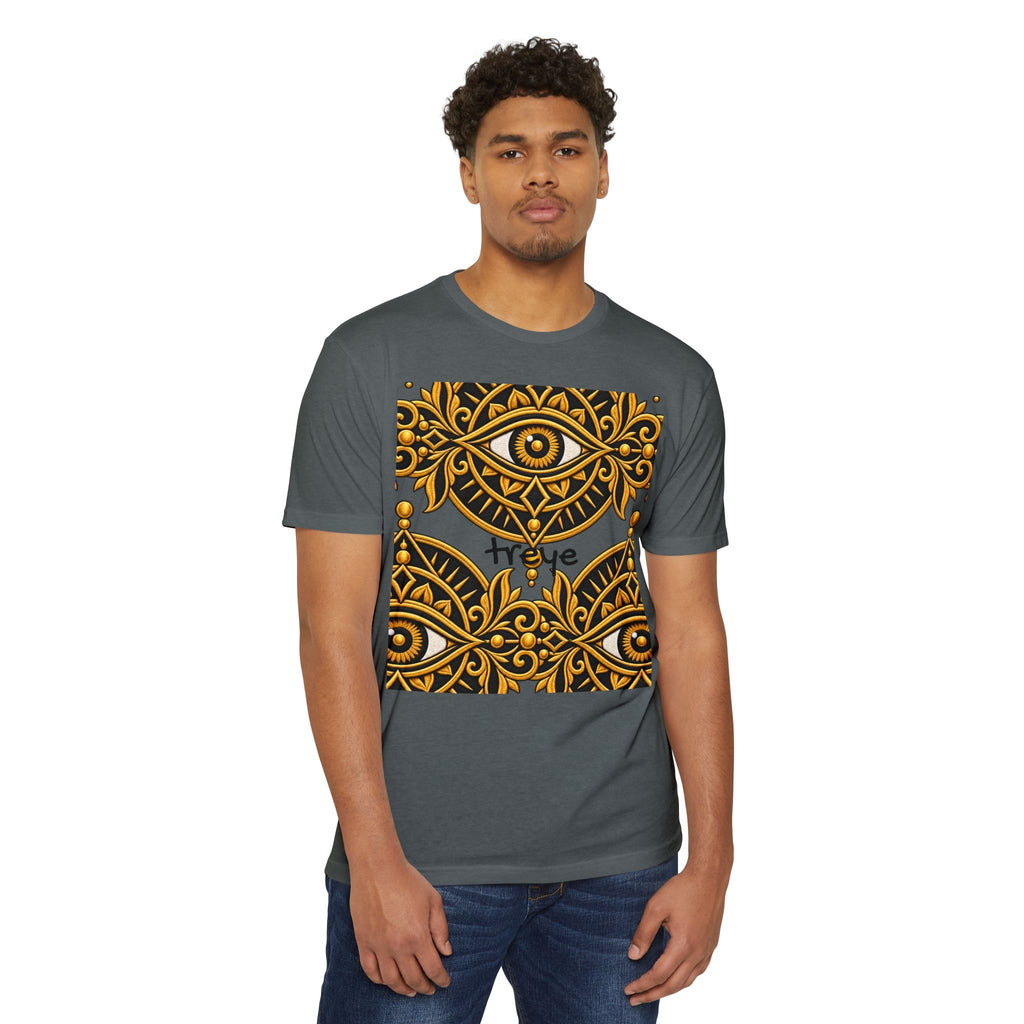 All-Seeing Eye Ornamental Design T-shirt | Mystical Symbol Shirt
