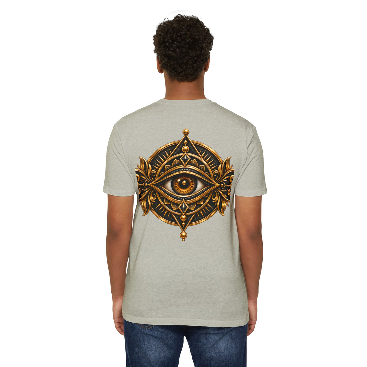 All-Seeing Eye Ornamental Design T-shirt | Mystical Symbol Shirt
