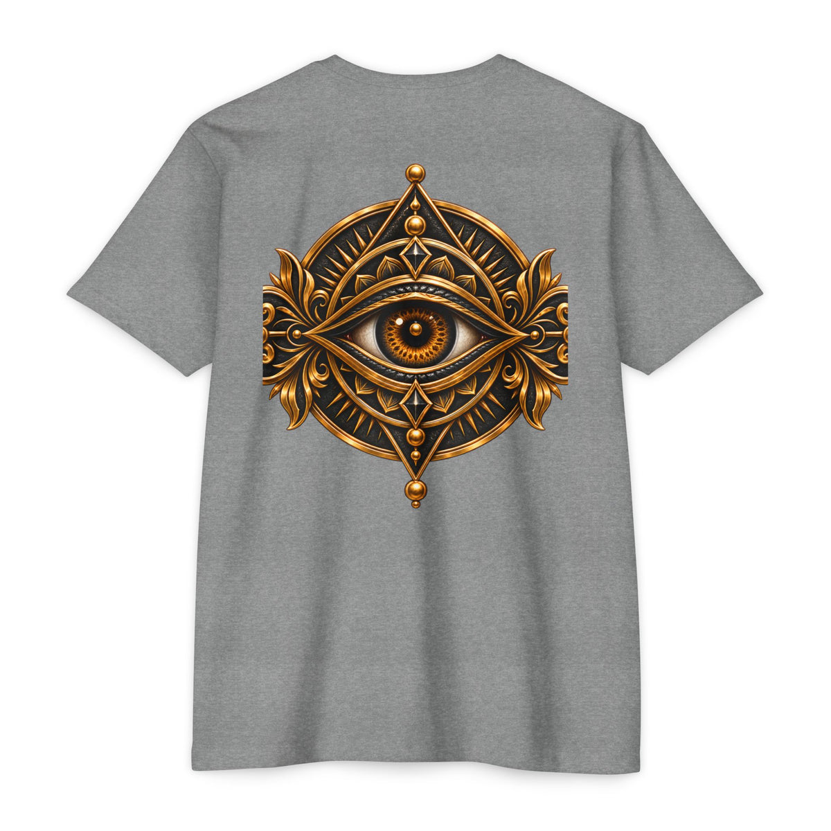 All-Seeing Eye Ornamental Design T-shirt | Mystical Symbol Shirt