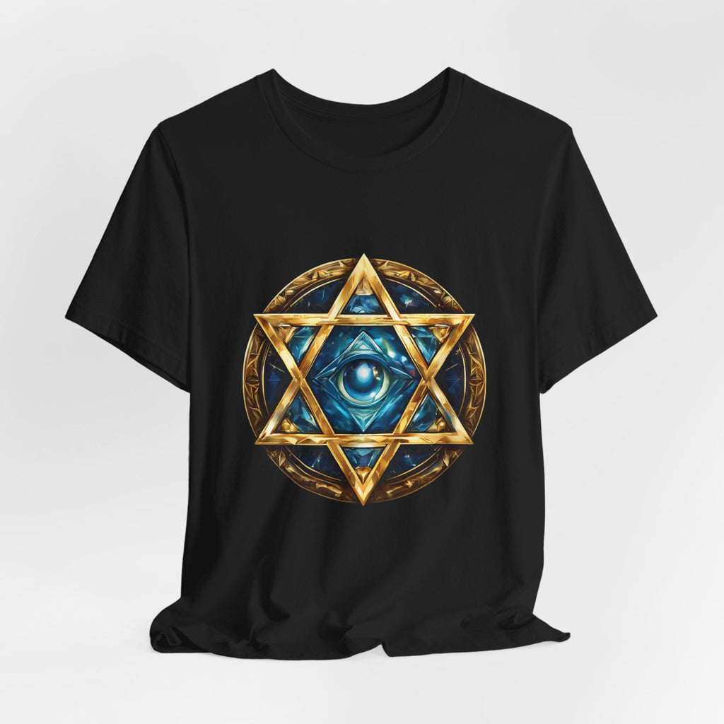Mystic Star of David T-Shirt — Third Eye Geometric Spiritual Tee