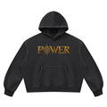 StoneYer Power Symbol Vintage Boxy Fleece Hoodie