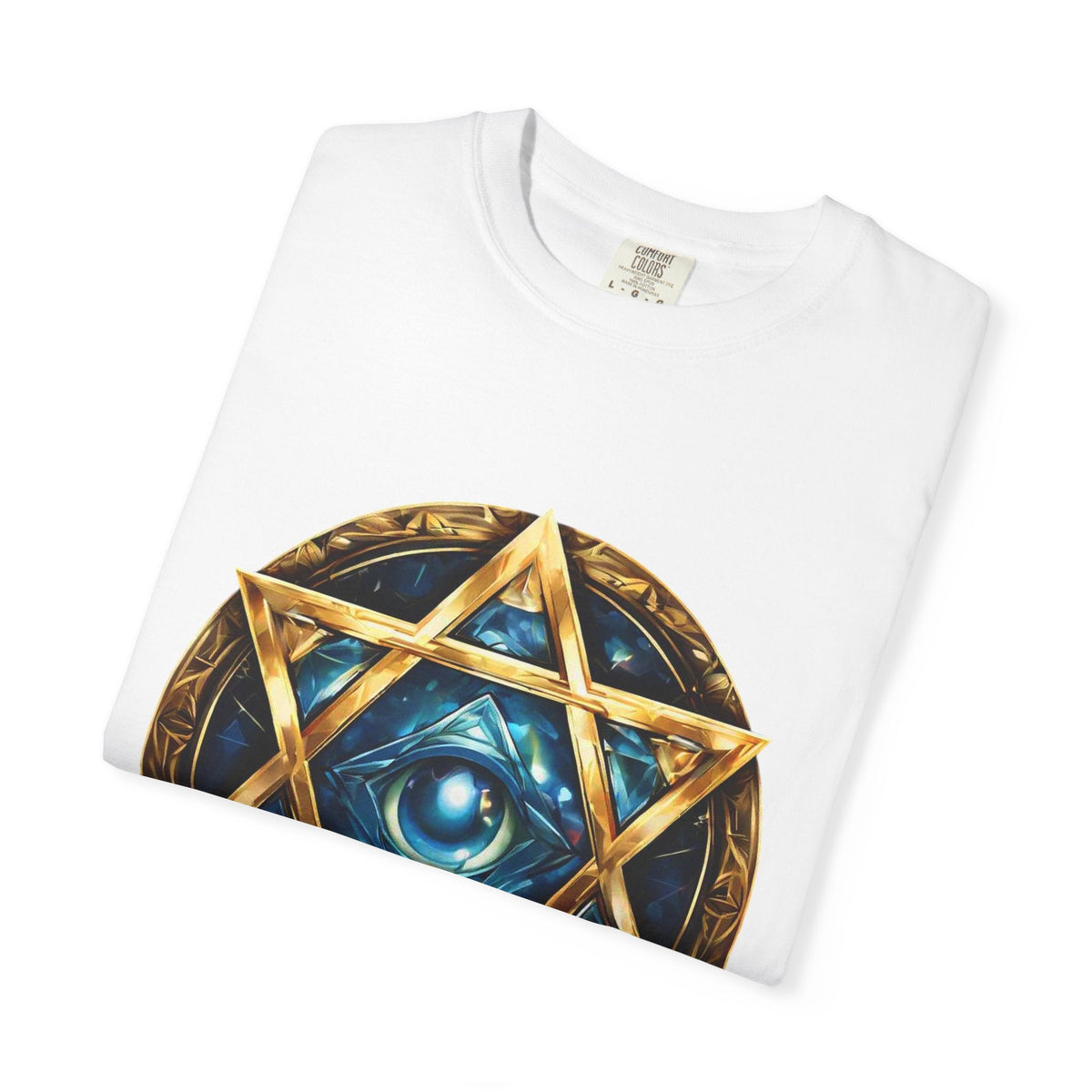 Mystic Eye Star of David T‑Shirt — Occult Geometric Spiritual Tee