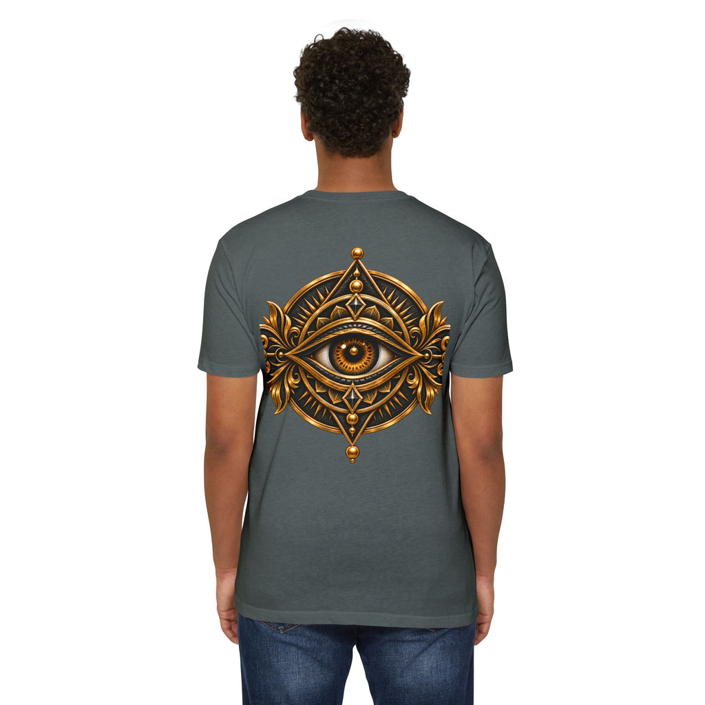 All-Seeing Eye Ornamental Design T-shirt | Mystical Symbol Shirt