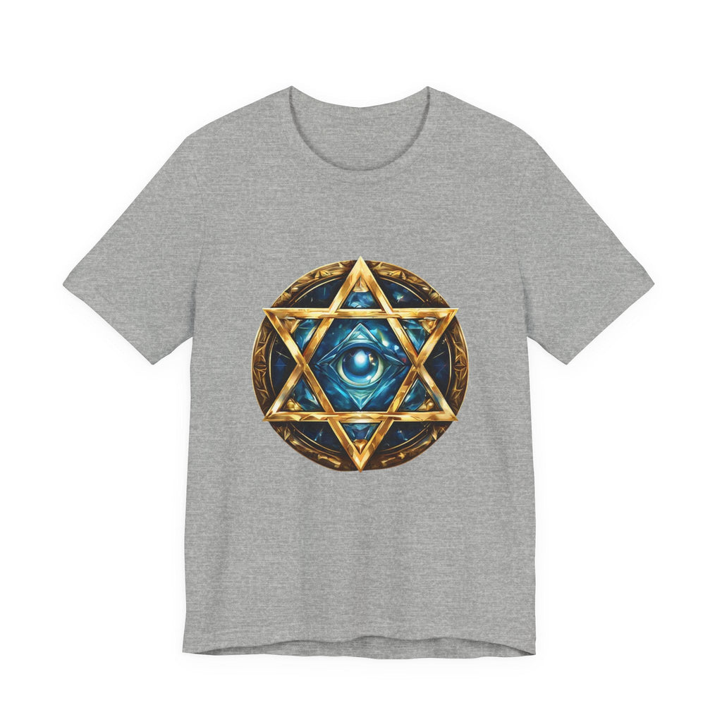 Mystic Star of David T-Shirt — Third Eye Geometric Spiritual Tee