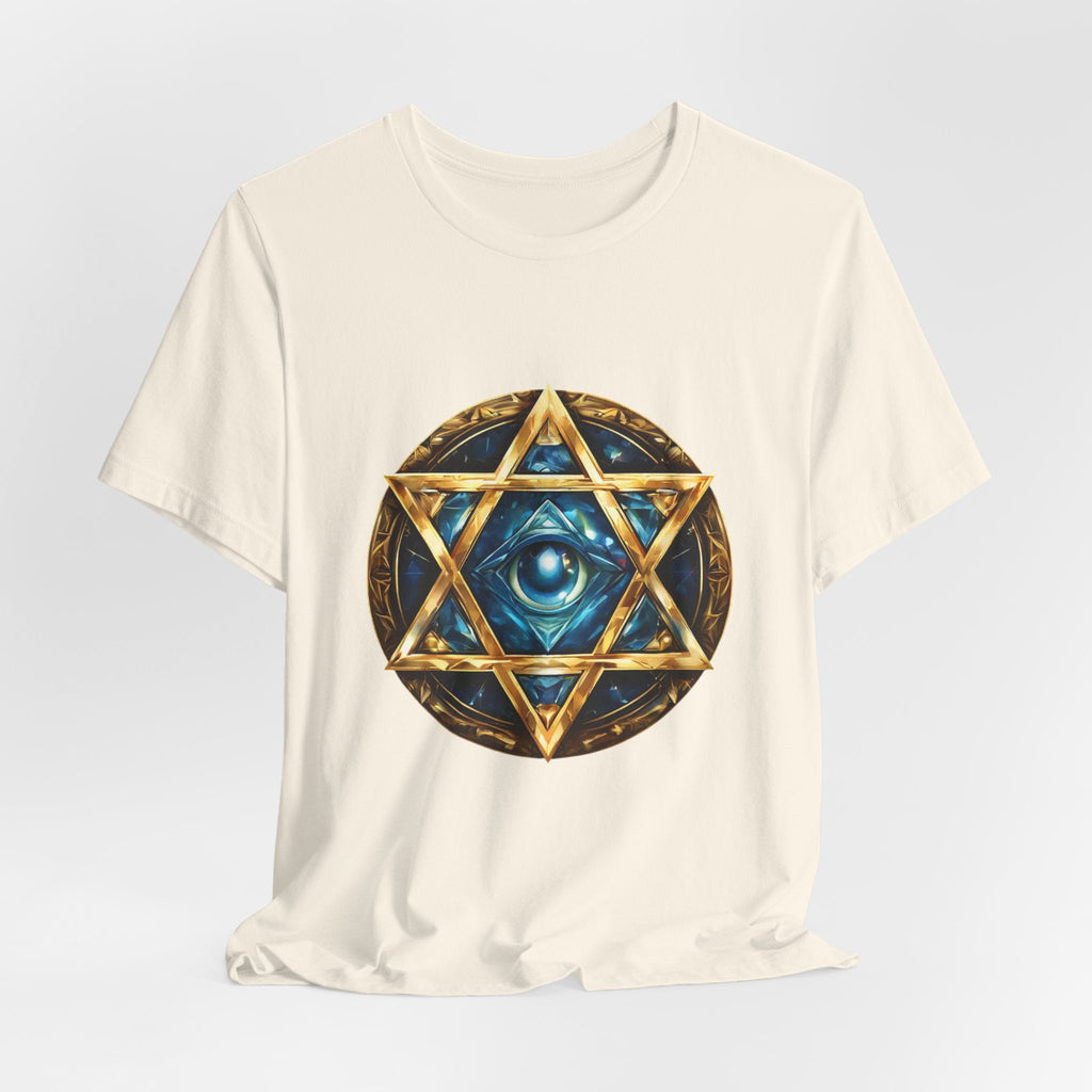 Mystic Star of David T-Shirt — Third Eye Geometric Spiritual Tee