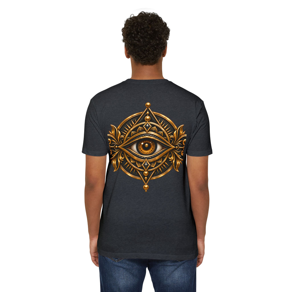 All-Seeing Eye Ornamental Design T-shirt | Mystical Symbol Shirt