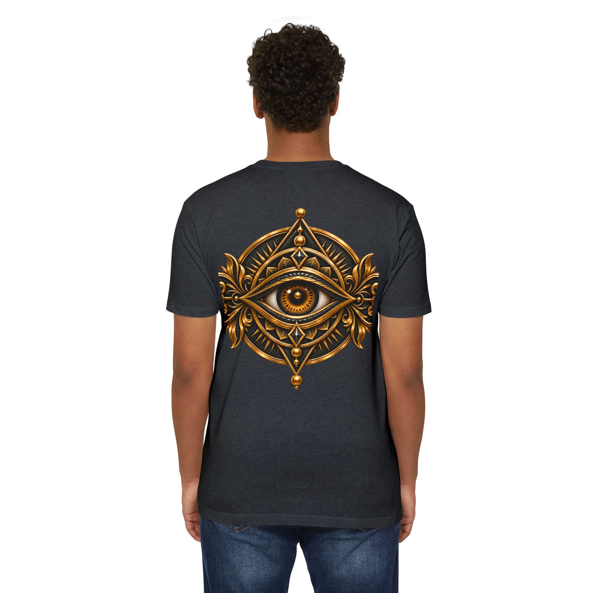 All-Seeing Eye Ornamental Design T-shirt | Mystical Symbol Shirt