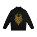 Stoneyer Tribal Print Men's Quarter Zip Sweatshirt