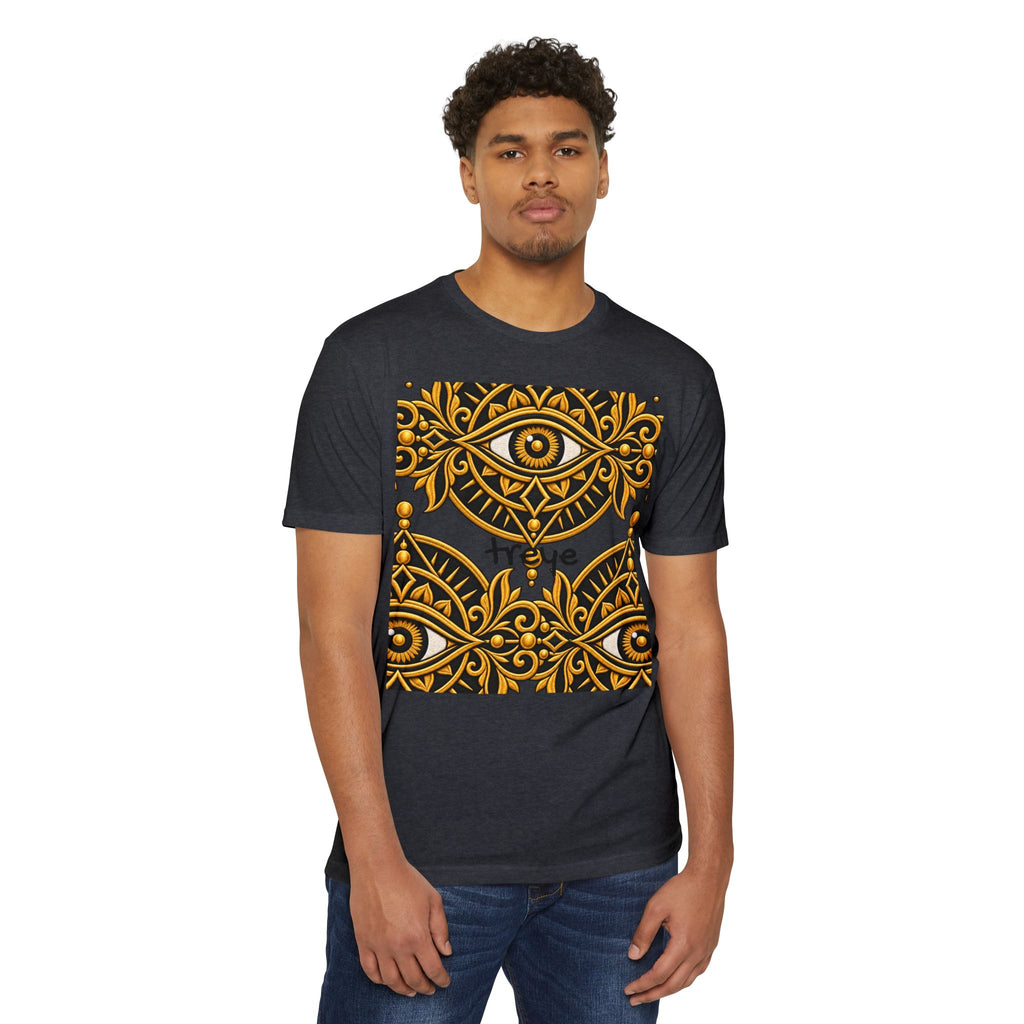 All-Seeing Eye Ornamental Design T-shirt | Mystical Symbol Shirt