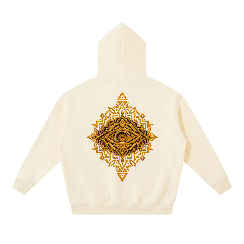 StoneYer See Essential Ballance Oversized Boxy Fit Fleece Hoodie