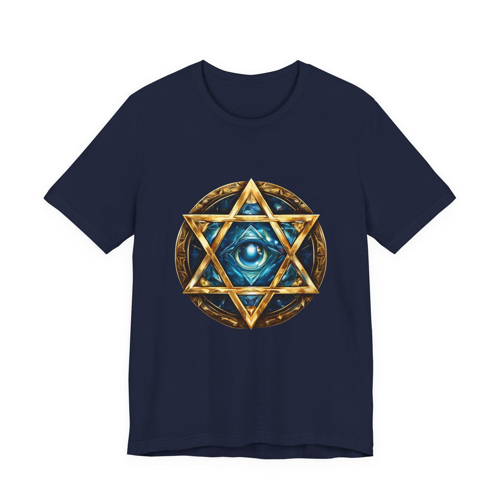 Mystic Star of David T-Shirt — Third Eye Geometric Spiritual Tee