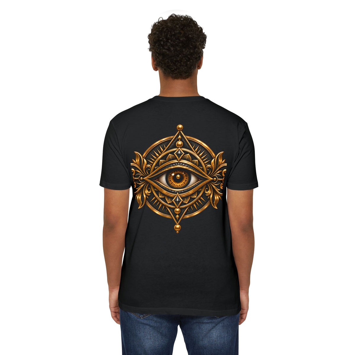 All-Seeing Eye Ornamental Design T-shirt | Mystical Symbol Shirt