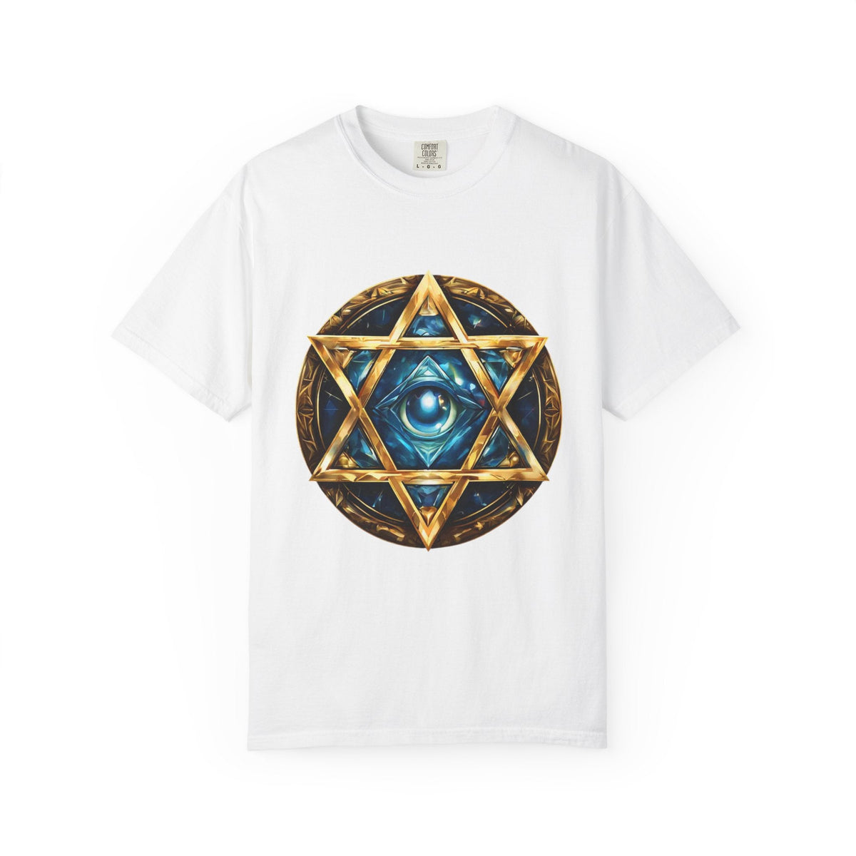 Mystic Eye Star of David T‑Shirt — Occult Geometric Spiritual Tee