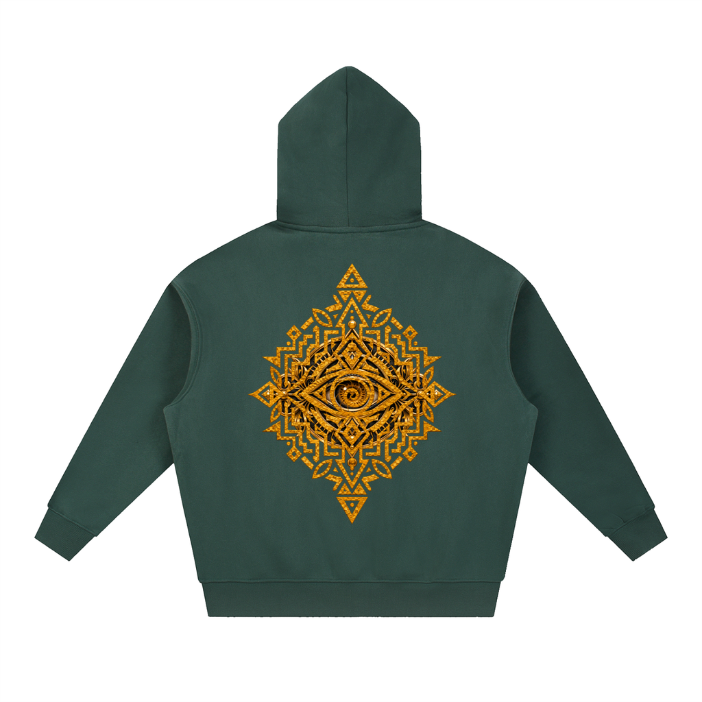 StoneYer See Essential Ballance Oversized Boxy Fit Fleece Hoodie