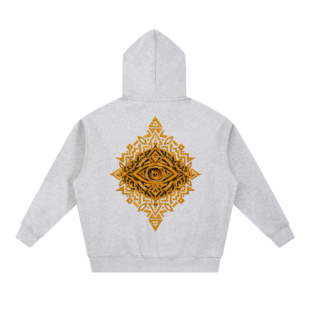 StoneYer See Essential Ballance Oversized Boxy Fit Fleece Hoodie