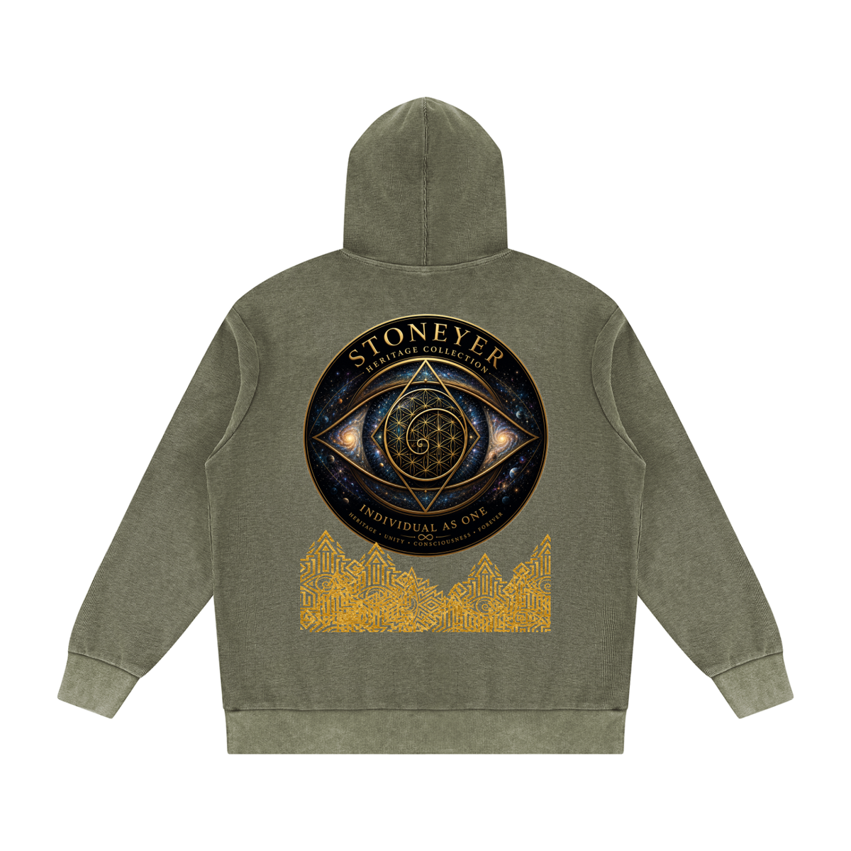 Vintage Mineral Wash Oversized Hoodie